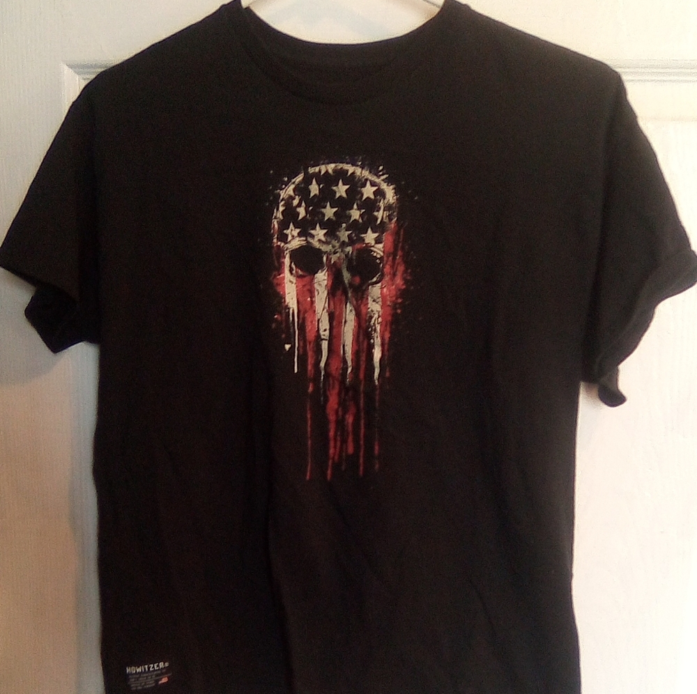 Boys EUC Howitzer Punisher Patriotic Tee XL